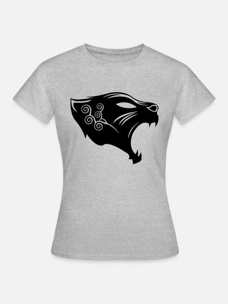 1 - Frauen T-Shirt - Grau meliert
