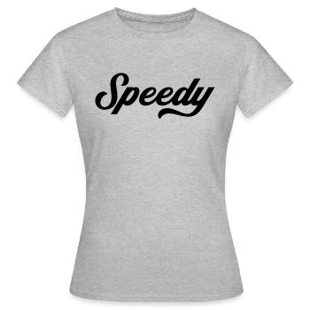 Rapide - T-shirt Femme - gris chiné - Devant - AI Model Female 172 dark (172cm)