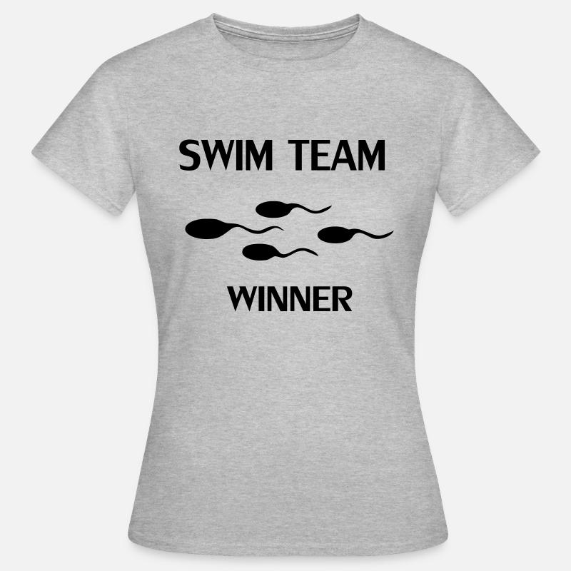 swim team winner - Women's T-Shirt - heather grey