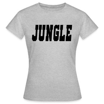 jungle - T-shirt Femme - gris chiné - Devant - AI Model Female 172 dark (172cm)