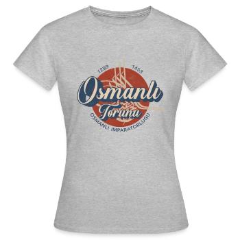 Osmanlı - T-shirt Femme - gris chiné - Devant - AI Model Female 172 dark (172cm)