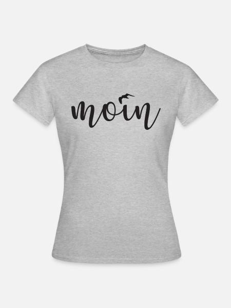 moin - Frauen T-Shirt - Grau meliert