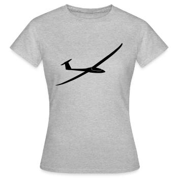 Duo Discus - Frauen T-Shirt - Grau meliert - Vorne - AI Model Female 172 dark (172cm)