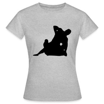 ground and pound - Women's T-Shirt - heather grey - Front - AI Model Female 172 dark (172cm)