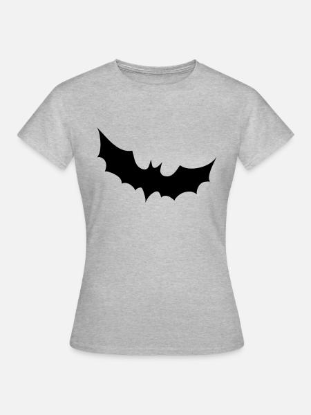 Fledermaus - Frauen T-Shirt - Grau meliert
