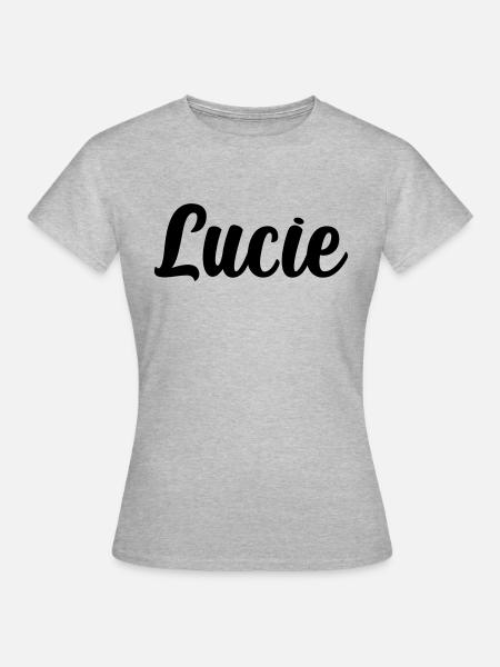 Lucie - Frauen T-Shirt - Grau meliert