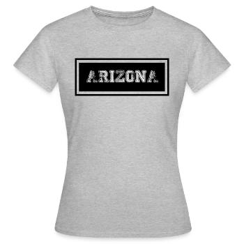 Arizona - T-shirt Femme - gris chiné - Devant - AI Model Female 172 dark (172cm)