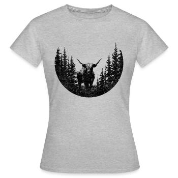 Fool - Women's T-Shirt - heather grey - Front - AI Model Female 172 dark (172cm)