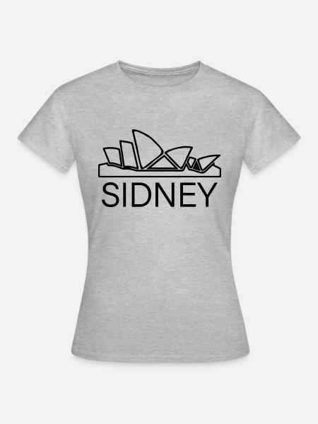Sidney - Frauen T-Shirt - Grau meliert