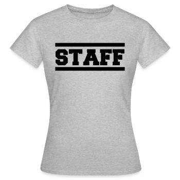 Personnel - T-shirt Femme - gris chiné - Devant - AI Model Female 172 dark (172cm)