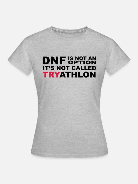 TRYATHLON - Frauen T-Shirt - Grau meliert
