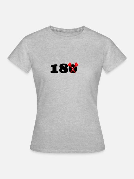 180 Dart - Frauen T-Shirt - Grau meliert