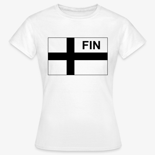 Finnish Tactical Flag FINLAND - Soumi - FIN - T-shirt dam