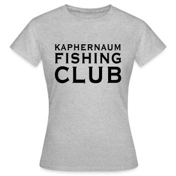 fishing solo - Frauen T-Shirt - Grau meliert - Vorne - AI Model Female 172 dark (172cm)