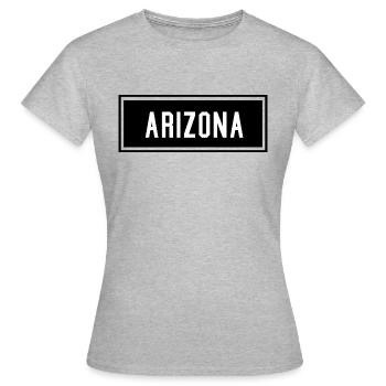 Arizona - T-shirt Femme - gris chiné - Devant - AI Model Female 172 dark (172cm)