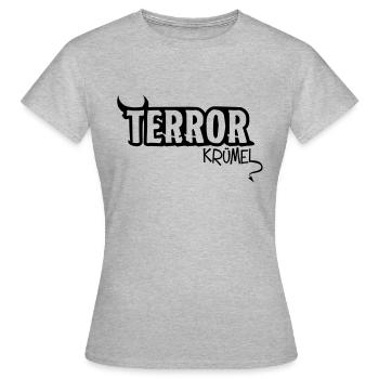 miettes de terreur - T-shirt Femme - gris chiné - Devant - AI Model Female 172 dark (172cm)