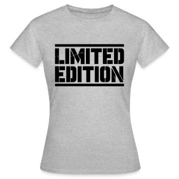 limited edition - Frauen T-Shirt - Grau meliert - Vorne - AI Model Female 172 dark (172cm)