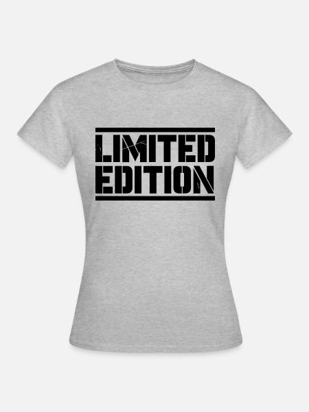 limited edition - Frauen T-Shirt - Grau meliert