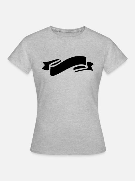 banderole - Frauen T-Shirt - Grau meliert