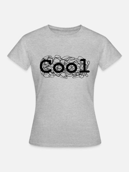 Cool - Frauen T-Shirt - Grau meliert