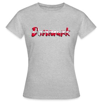 Danemark résidence secondaire Danemark vacances disant drapeau - T-shirt Femme - gris chiné - Devant - AI Model Female 172 dark (172cm)