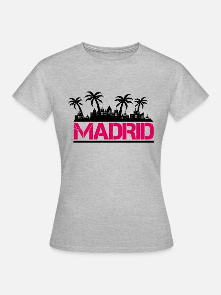 madrid - Frauen T-Shirt - Grau meliert