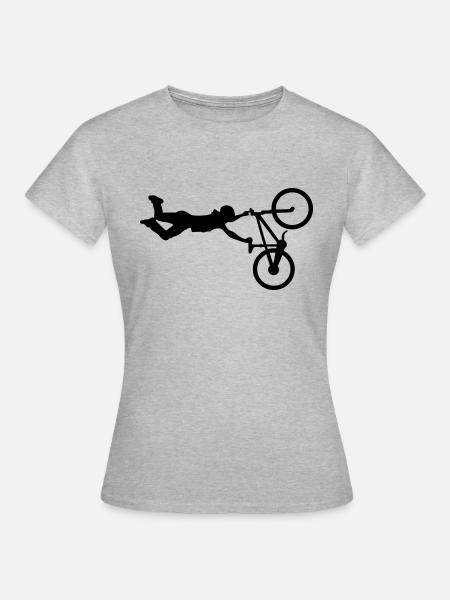 BMX # 2 - Frauen T-Shirt - Grau meliert