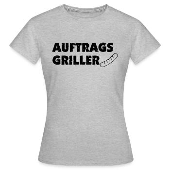Order Griller - Women's T-Shirt - heather grey - Front - AI Model Female 172 dark (172cm)