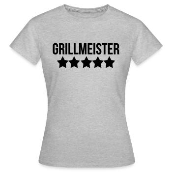 Grillen - Frauen T-Shirt - Grau meliert - Vorne - AI Model Female 172 dark (172cm)