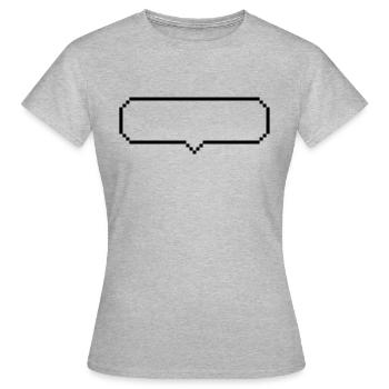Balloon - Women's T-Shirt - heather grey - Front - AI Model Female 172 dark (172cm)