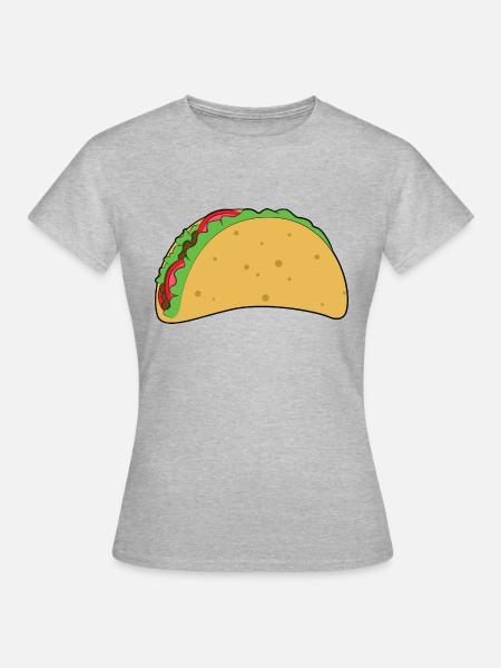 Taco - Frauen T-Shirt - Grau meliert