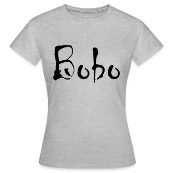 bobo - Frauen T-Shirt - Grau meliert - Vorne - AI Model Female 172 dark (172cm)