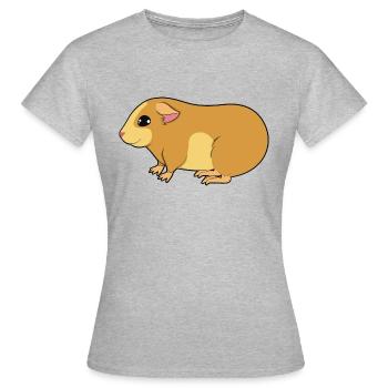 Guinea pig Guinea pig - Women's T-Shirt - heather grey - Front - AI Model Female 172 dark (172cm)