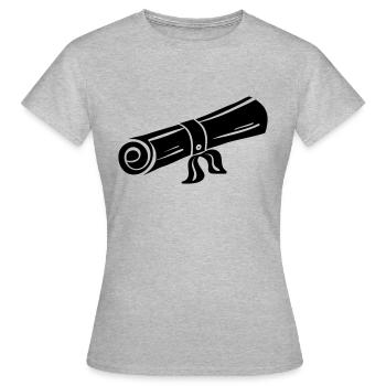 Completion Icon Role - Women's T-Shirt - heather grey - Front - AI Model Female 172 dark (172cm)