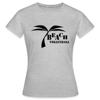 Beach volleyball - T-shirt Femme - gris chiné - Devant - AI Model Female 172 dark (172cm)