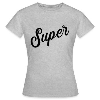 Great - Women's T-Shirt - heather grey - Front - AI Model Female 172 dark (172cm)