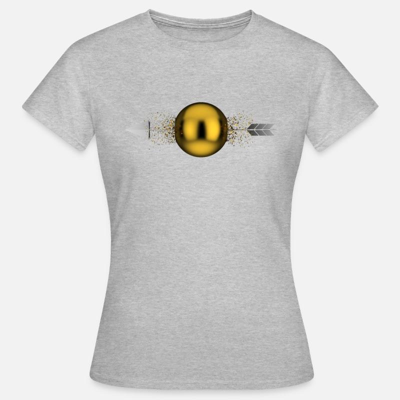 Pierced sphere - Women's T-Shirt - heather grey