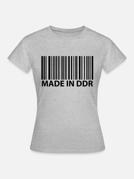 ddr - Frauen T-Shirt - Grau meliert