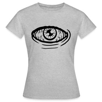 Design All-Seeing Eye - Women's T-Shirt - heather grey - Front - AI Model Female 172 dark (172cm)