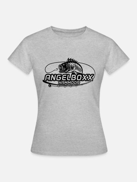 AngelBoxx Fishing Apparel - Frauen T-Shirt - Grau meliert