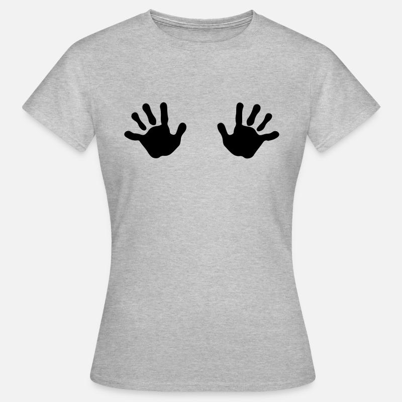 Two Hands - Women's T-Shirt - heather grey