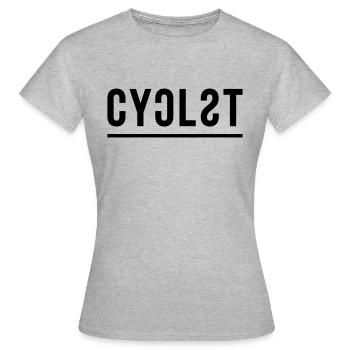cyclist 2 - Frauen T-Shirt - Grau meliert - Vorne - AI Model Female 172 dark (172cm)