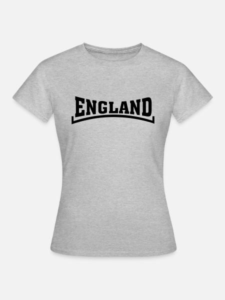 england - Frauen T-Shirt - Grau meliert