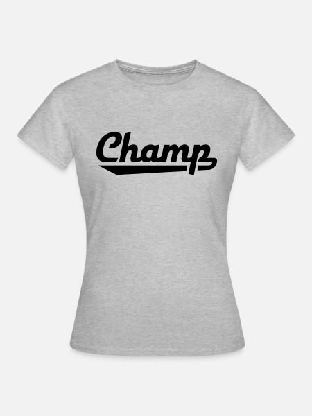 Champ - Frauen T-Shirt - Grau meliert