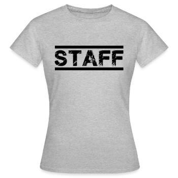 Personnel - T-shirt Femme - gris chiné - Devant - AI Model Female 172 dark (172cm)