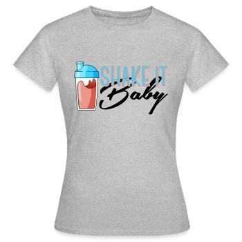Shake it baby - Women's T-Shirt - heather grey - Front - AI Model Female 172 dark (172cm)