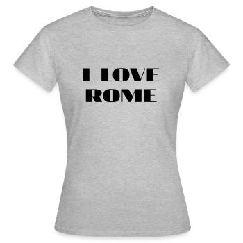 Rome - Frauen T-Shirt - Grau meliert - Vorne - AI Model Female 172 dark (172cm)