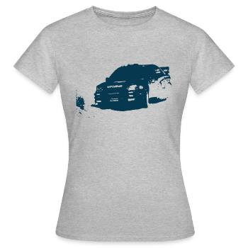 Rallye raid - Auto (B2) - T-shirt Femme - gris chiné - Devant - AI Model Female 172 dark (172cm)
