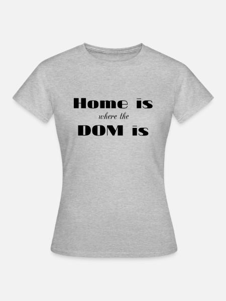 Kölner Dom - Frauen T-Shirt - Grau meliert