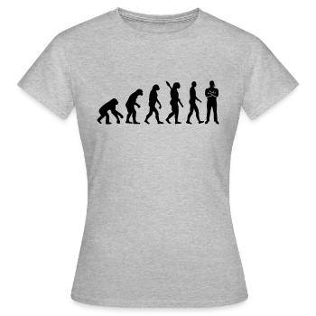 Security - Women's T-Shirt - heather grey - Front - AI Model Female 172 dark (172cm)